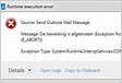 Get Outlook Mail Messages Operation aborted Exception from